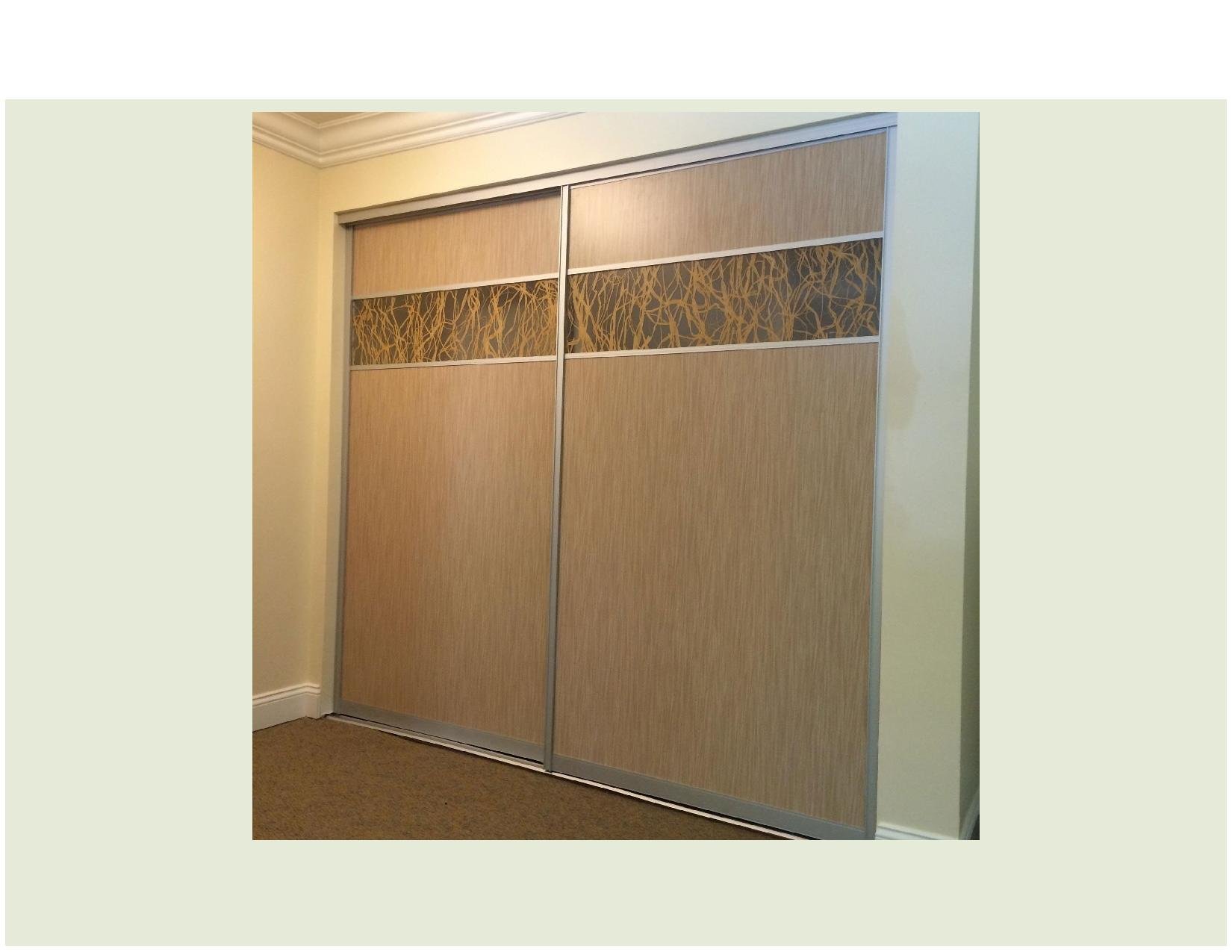 Sliding Doors with HPL and Decorative Resin