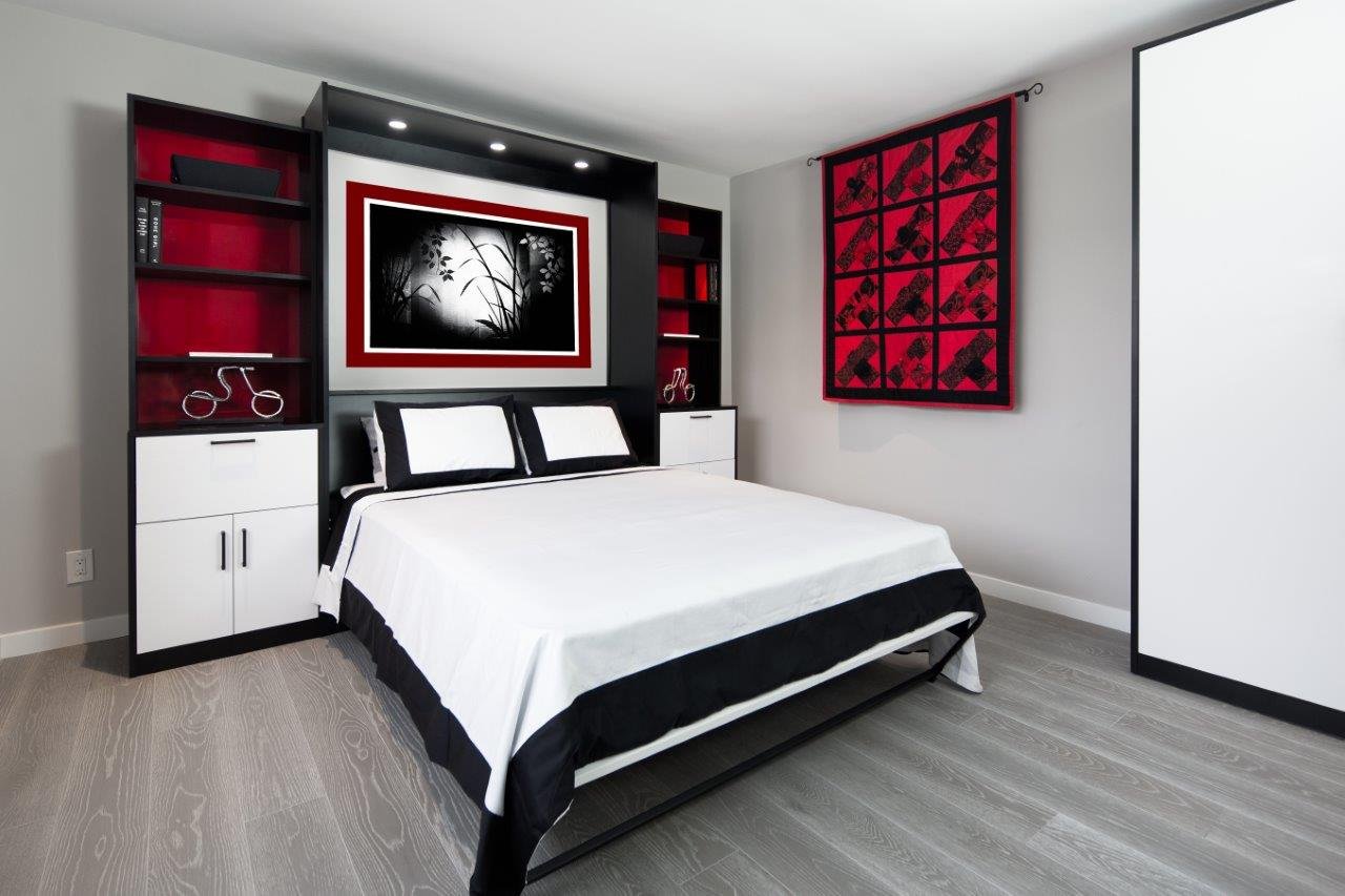 2014-12-04_Wall Bed_White Sculpted with Black and stop red HPL (8)-PX
